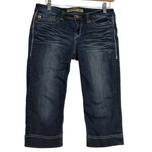 Z22 Big Star Maddie Mid Rise Fit Bermuda Shorts Sz26 Western Coastal Cowgirl